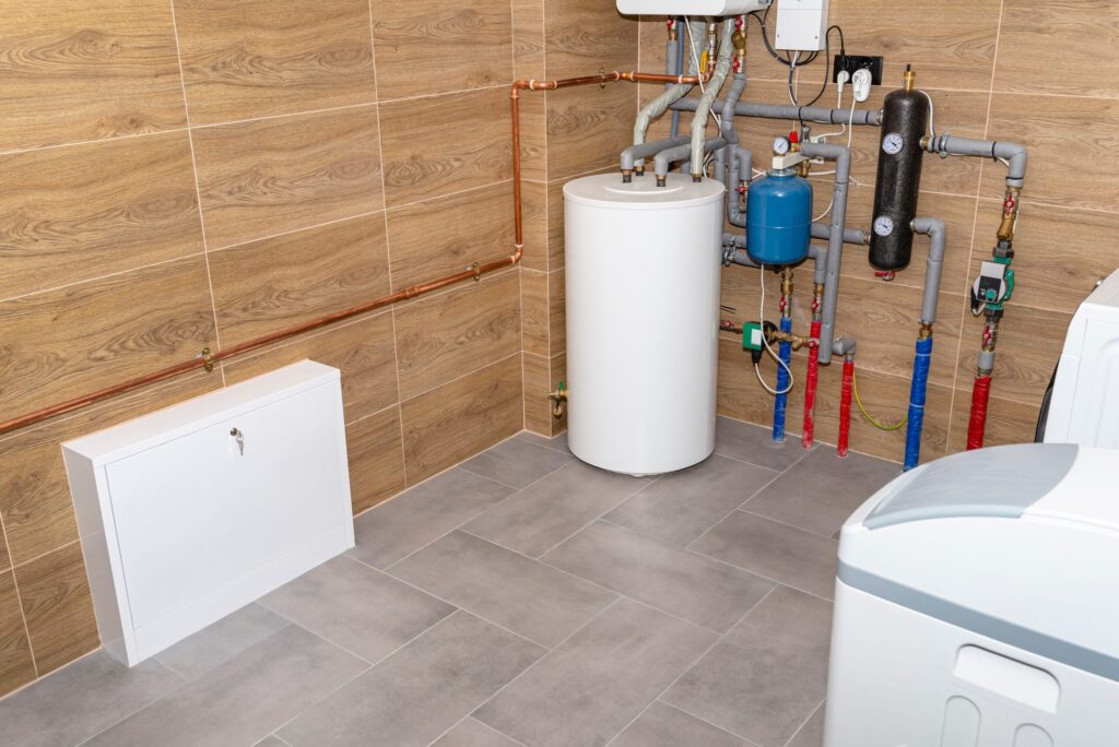 Residential water heater and plumbing system installed in Wildomar